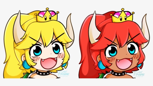 Bowsette Chibi Face, HD Png Download, Free Download