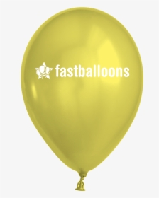 Metallic Yellow Balloons - Balloon, HD Png Download, Free Download
