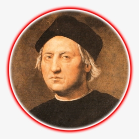 Christopher Columbus Father - Christopher Columbus In Circle Transparent, HD Png Download, Free Download