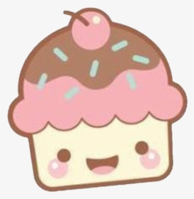 #cupcake #muffin #kawaii #kawai #cute #kawaiiface - Muffin Kawaii, HD Png Download, Free Download