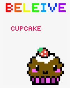 Cupcake Pixel - Cupcake Pixel Art, HD Png Download, Free Download
