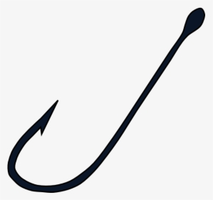 Fishing Hook Clip Art At Clker - Fishing Hook Clipart Transparent, HD Png Download, Free Download