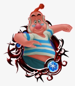 Mr - Smee - Kingdom Hearts Roxas Xion Axel, HD Png Download, Free Download