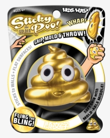 Sticky The Golden Poo - Gold, HD Png Download, Free Download