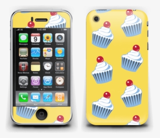 Cute Small Cupcakes Skin Iphone 3g/3gs - Iphone 3g, HD Png Download, Free Download