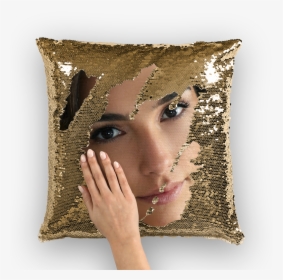 Gal Gadot ﻿sequin Cushion Cover"  Class= - Nicolas Cage Shrek Pillow, HD Png Download, Free Download