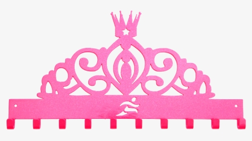 Disney Princess Tiara Runner Pink Sparkle 10 Hook Medal - Miss Relay For Life Pageant 2018, HD Png Download, Free Download