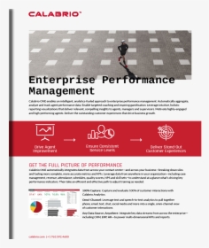 Calabrio One Enterprise Performance Management - Online Advertising, HD Png Download, Free Download