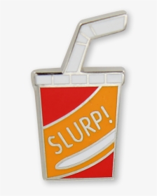 Slurp Cup Enamel Pin - Emblem, HD Png Download, Free Download