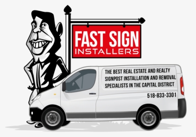 Fast Sign Installers - Compact Van, HD Png Download, Free Download