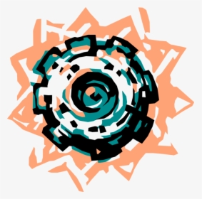 Vector Illustration Of Cogwheel Gear Mechanism Symbol - Illustration, HD Png Download, Free Download