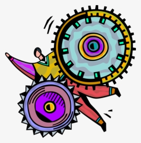 Vector Illustration Of Businessman Caught In Cogwheel - Csp Logo Scrum Alliance, HD Png Download, Free Download