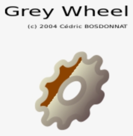 Grey Cogwheel - Poster, HD Png Download, Free Download