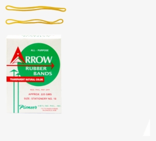 Rubber Band Arrow 225g - Paper Product, HD Png Download, Free Download