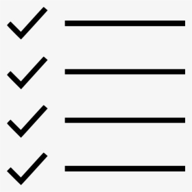 To Do List Check Marks Done - Line Art, HD Png Download, Free Download