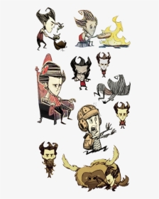 Boi Transparent Dst - Don T Starve Wilson In Game, HD Png Download, Free Download