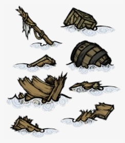 Don T Starve Shipwrecked Underwater , Png Download - Don T Starve Shipwrecked Flotsam, Transparent Png, Free Download