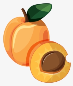 Transparent Peach Slice Clipart - Apple, HD Png Download, Free Download