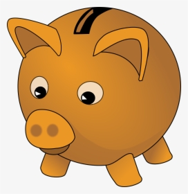 Purple Piggy Bank Clipart, HD Png Download, Free Download
