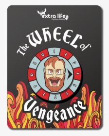 Rooster Teeth Wheel Of Vengeance Pin, HD Png Download, Free Download