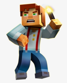 Clip Art Minecraft Story Mode Toy - Boy Minecraft Story Mode Jesse, HD Png Download, Free Download