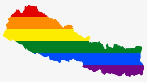 Nepal Flag And Map, HD Png Download, Free Download