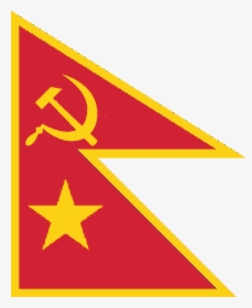 Communist Nepal Flag, HD Png Download, Free Download