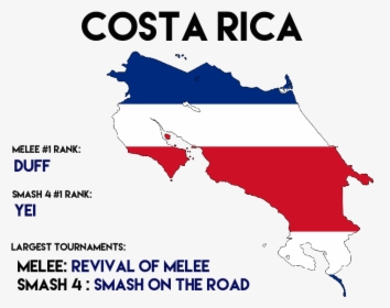 Transparent Costa Rica Flag Png - Transparent Costa Rica Flag Map, Png Download, Free Download