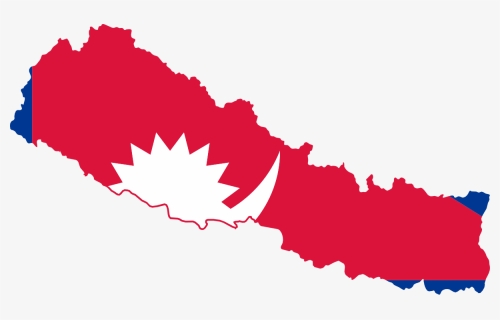 Nepal Emails List - Nepal Flag And Map, HD Png Download, Free Download