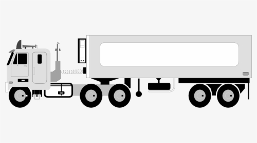 Peterbilt Car Semi-trailer Truck Clip Art - Semi Truck Clip Art, HD Png Download, Free Download