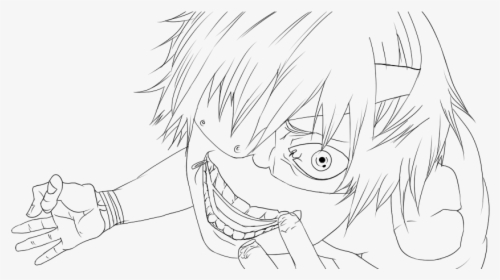 Coloring Pages For Everyone - Tokyo Ghoul Ken Lineart, HD Png Download, Free Download