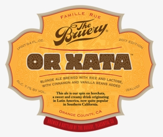 Tb Or Xata Blonde Ale - Bruery, HD Png Download, Free Download