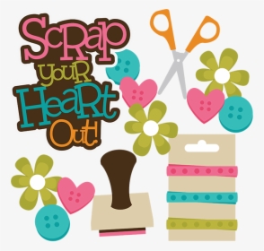 Clipart Scrapbooking Crafting, HD Png Download, Free Download