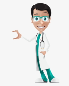 Physician Patient Cartoon Transprent - Doctor Cartoon Png Transparent, Png Download, Free Download