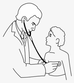 Black And White Doctor Png - Doctor Black And White, Transparent Png, Free Download