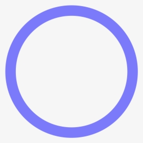 Circle With Blue Outline, HD Png Download, Free Download