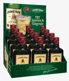 Jameson Irish Whisky 200ml Counter Display - Glass Bottle, HD Png Download, Free Download