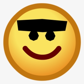 Smiley Face Unibrow - Club Penguin Emoji, HD Png Download, Free Download