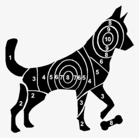 Dog Target At Shooting Range, HD Png Download, Free Download