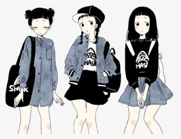 Cute Anime Girl Clothes Drawings, HD Png Download, Free Download
