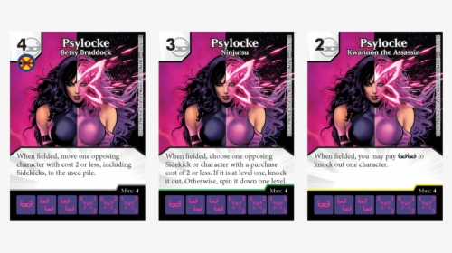 We"ve Collected All The Spoilers Released To Date Here - Marvel Dice Masters Psylocke, HD Png Download, Free Download