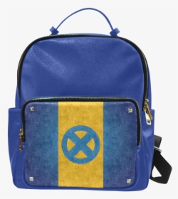 Psylocke Taiga Leather Backpack With X Men Logo - Great Wave Off Kanagawa Backpack, HD Png Download, Free Download