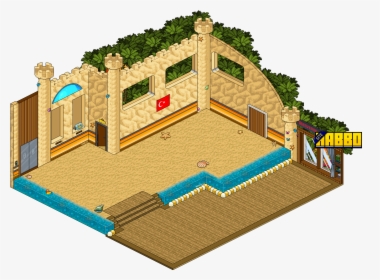 Haha - Habbo Hotel Room Background, HD Png Download, Free Download