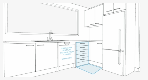 Kitchen Design With Dishwasher, HD Png Download, Free Download