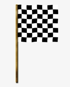 Flag Targeted Banner Checkered Flag - Black And White Checker Prints, HD Png Download, Free Download