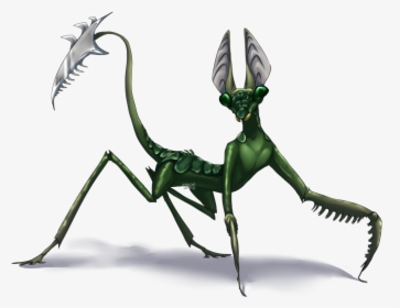 Mantis Png Clipart - Praying Mantis Character Concept Art, Transparent Png, Free Download