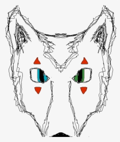 Tribal Wolf - Illustration - Sketch, HD Png Download, Free Download