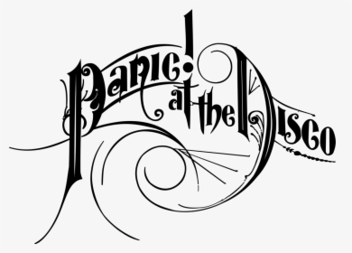 Transparent Panic Clipart - Panic At The Disco Writing, HD Png Download, Free Download