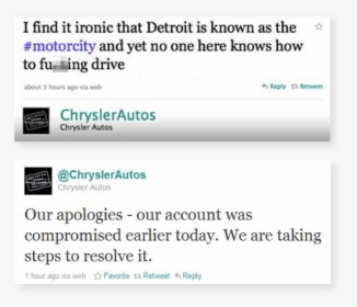 Chrysler Tweet, HD Png Download, Free Download