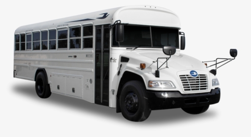 Commercial Blue Bird Vision - White Blue Bird Bus, HD Png Download, Free Download